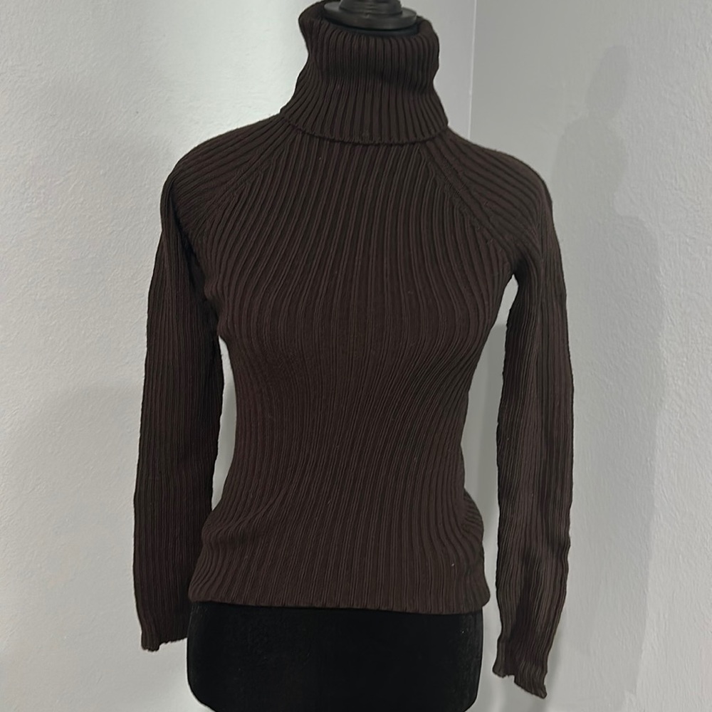 Dolce and Gabbana brown turtleneck size 40